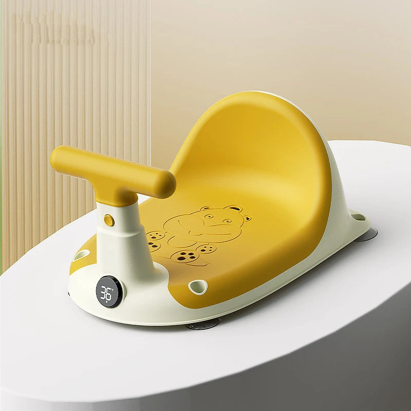 Baby Bathtub Seat Is Safe Non Slip and Suitable for Newborn Baby Care Adorable Shower Seat for Children Aged 6-18 Months