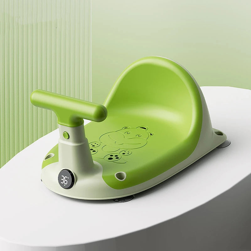 Baby Bathtub Seat Is Safe Non Slip and Suitable for Newborn Baby Care Adorable Shower Seat for Children Aged 6-18 Months