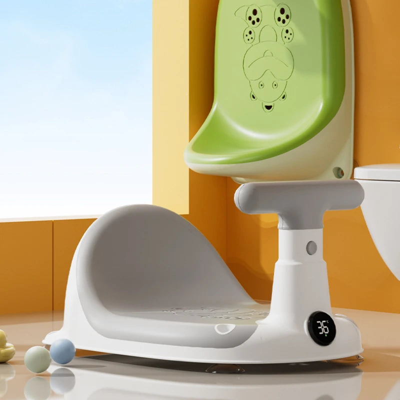 Baby Bathtub Seat Is Safe Non Slip and Suitable for Newborn Baby Care Adorable Shower Seat for Children Aged 6-18 Months